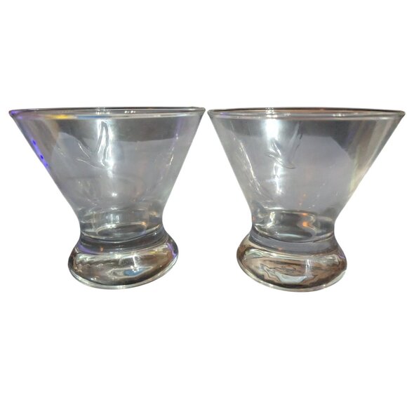 GREY GOOSE VODKA Stemless MARTINI Cocktail Glasses Special Edition - Set of 2 - Picture 4 of 7